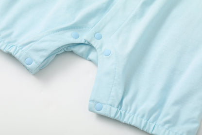 Baby Sailor Embroidered Short Sleeve Romper