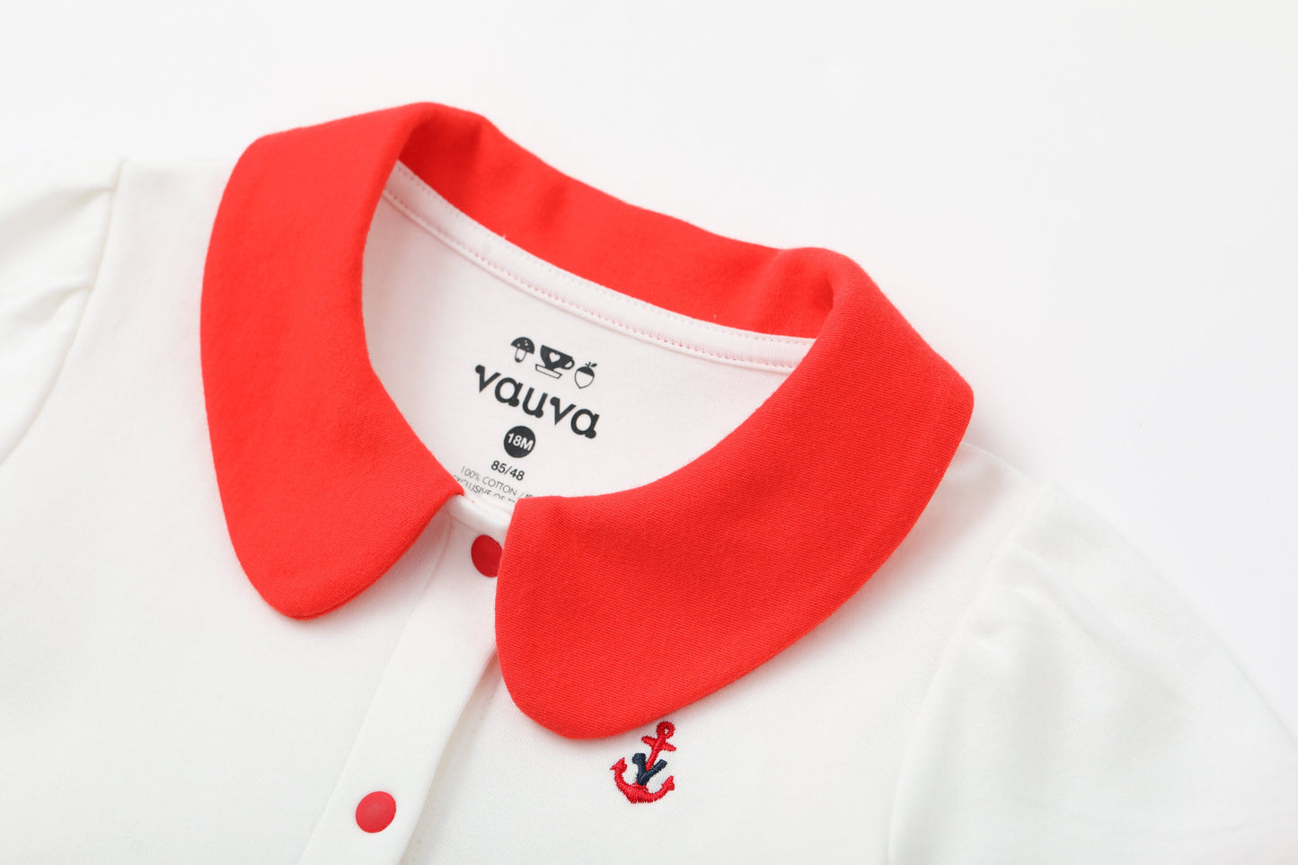 Baby Girl Sailor Hook Embroidered Shirt Dress