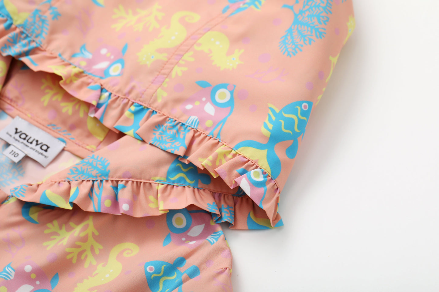 Toddler Girl Ocean All Over Print With Uv Protection Windbreaker