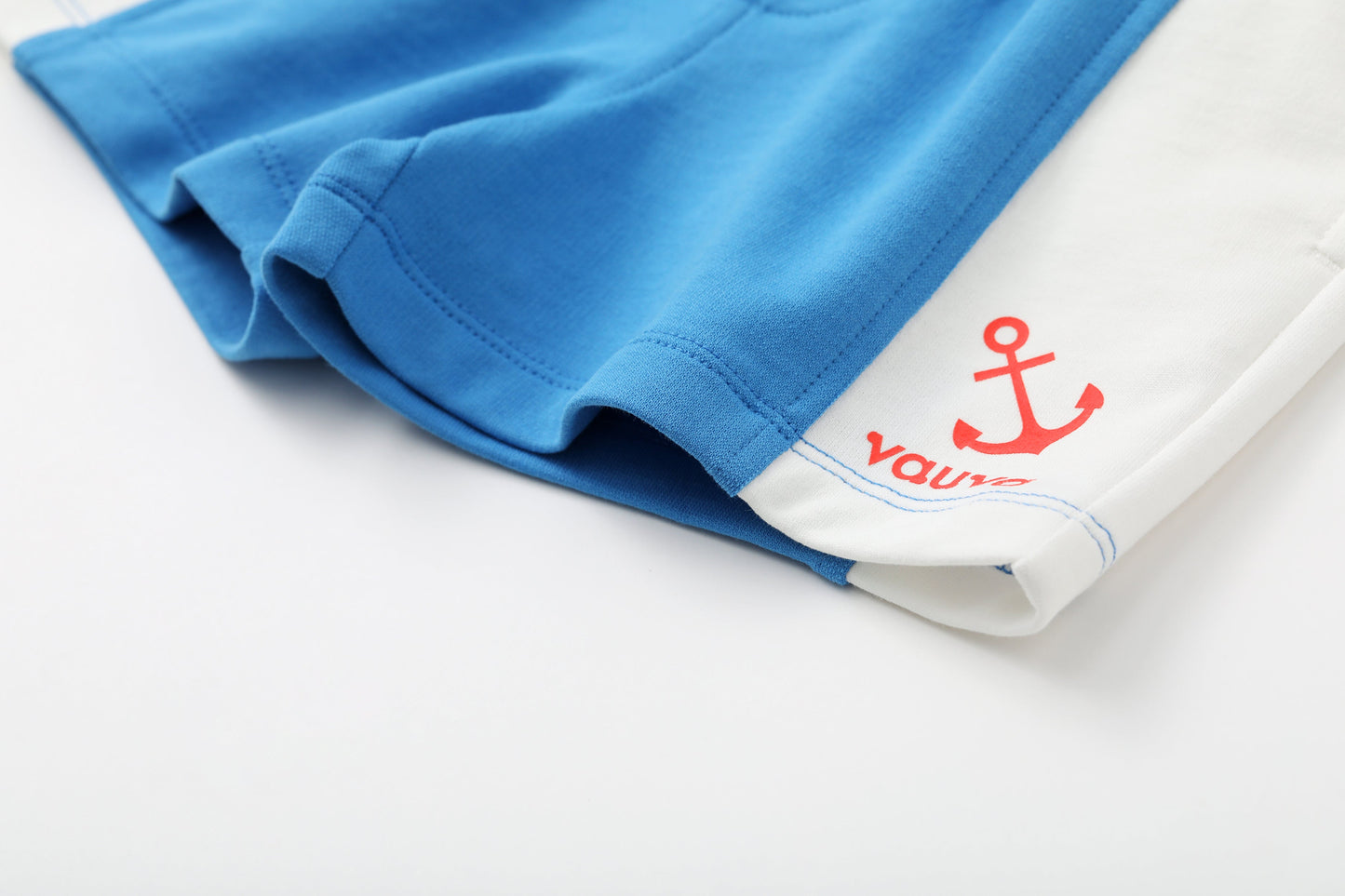 Boy Sailor Hook Embroidered Shorts