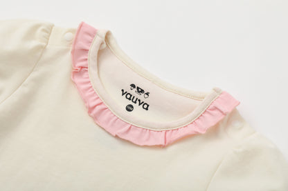 Organic Cotton Baby Girl's T-Shirt Plain Print