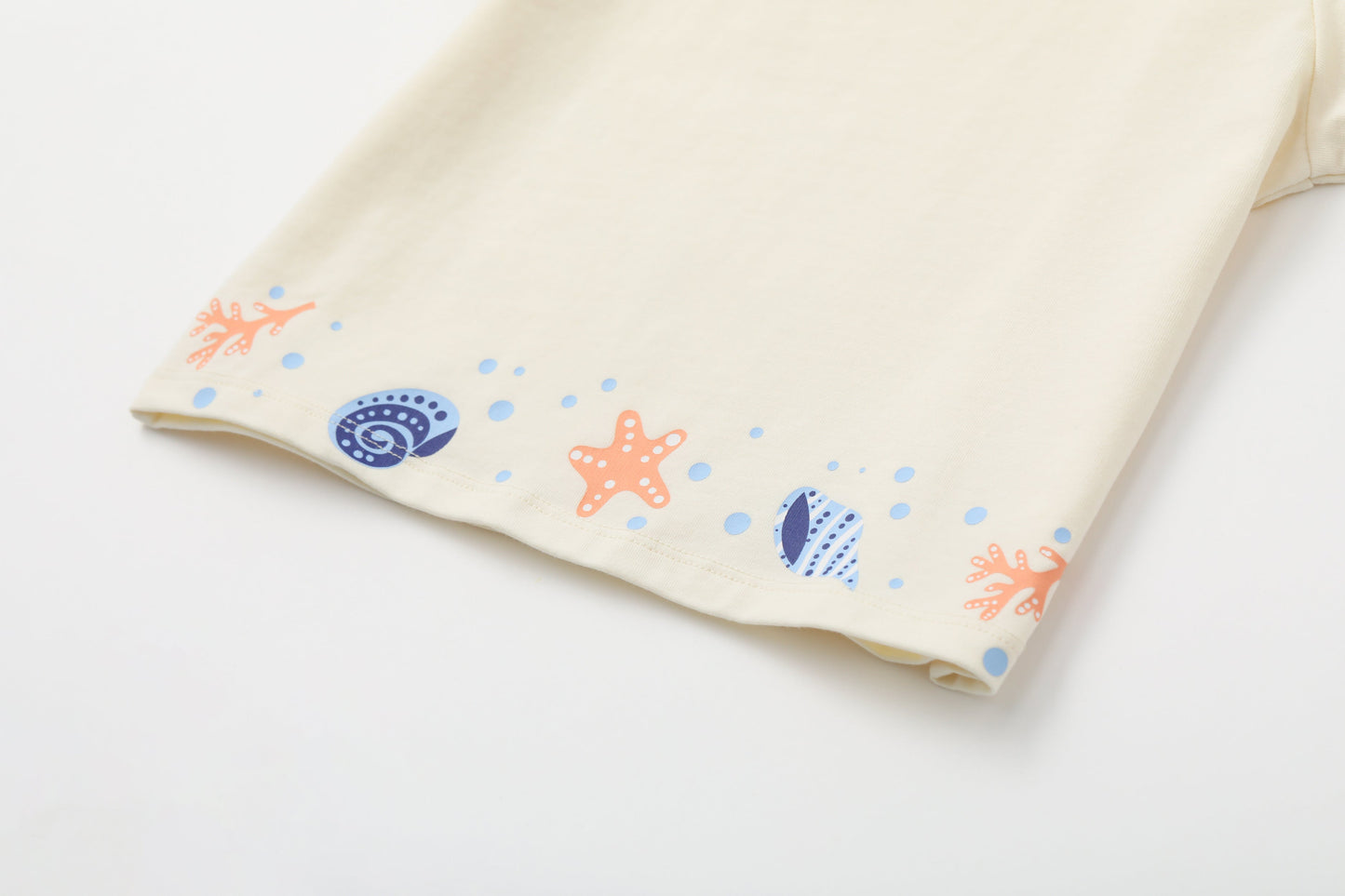 Organic Cotton Baby Girl's T-Shirt Plain Print