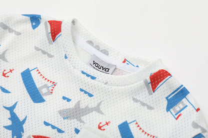 Toddler All Over Print Print T-Shirt Top