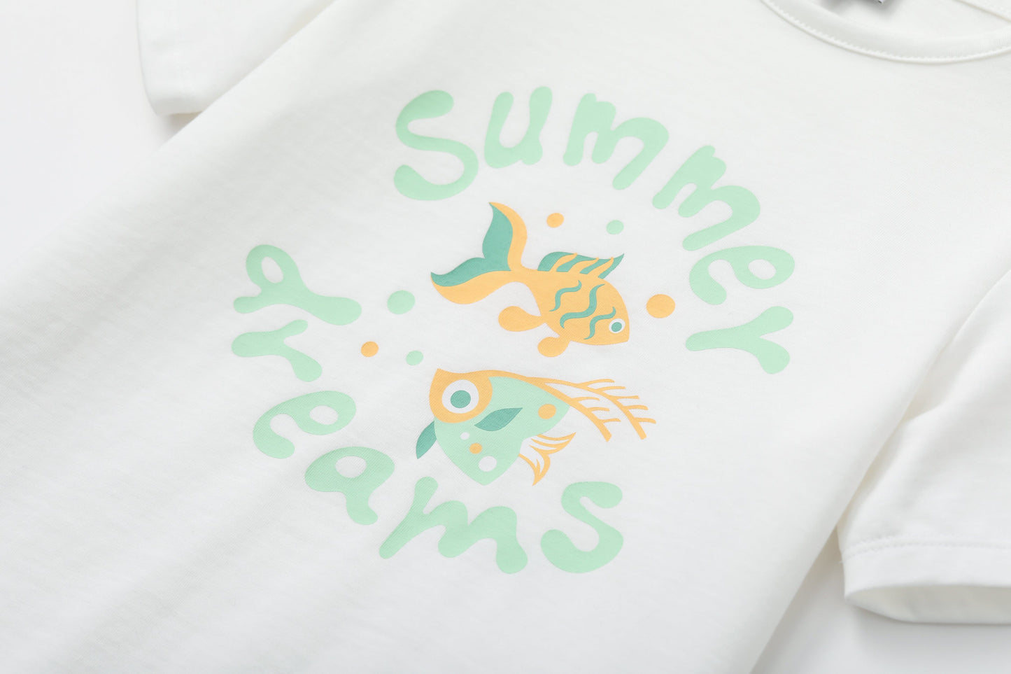 Toddler Summer Dreams Fish Print T-Shirt Top