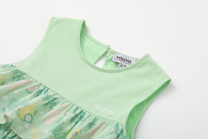 Toddler Girl Ruffle Short Sleeves Dress