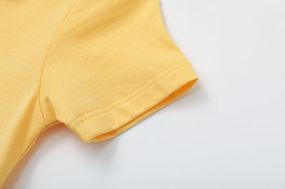 Baby Girl Little My Embroidered Short Sleeve Dress