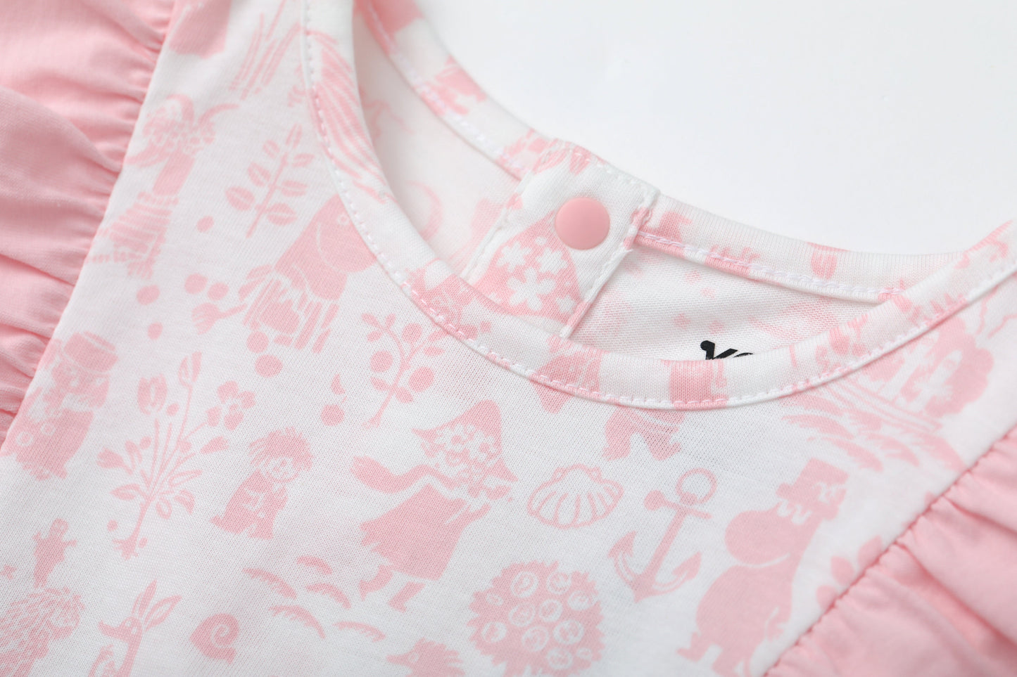 Baby Girl All Over Print Short Sleeve Dress