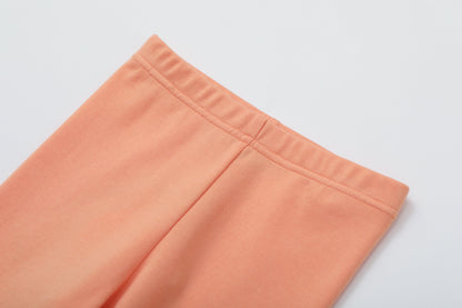 Girls Printed Cotton Trousers Pants