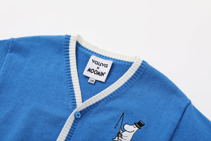 Baby Moomin Embroidered Long Sleeve Cardigan