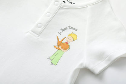 Baby Boy Yarn Dyed Stripe Bodysuit Little Prince Combo Set