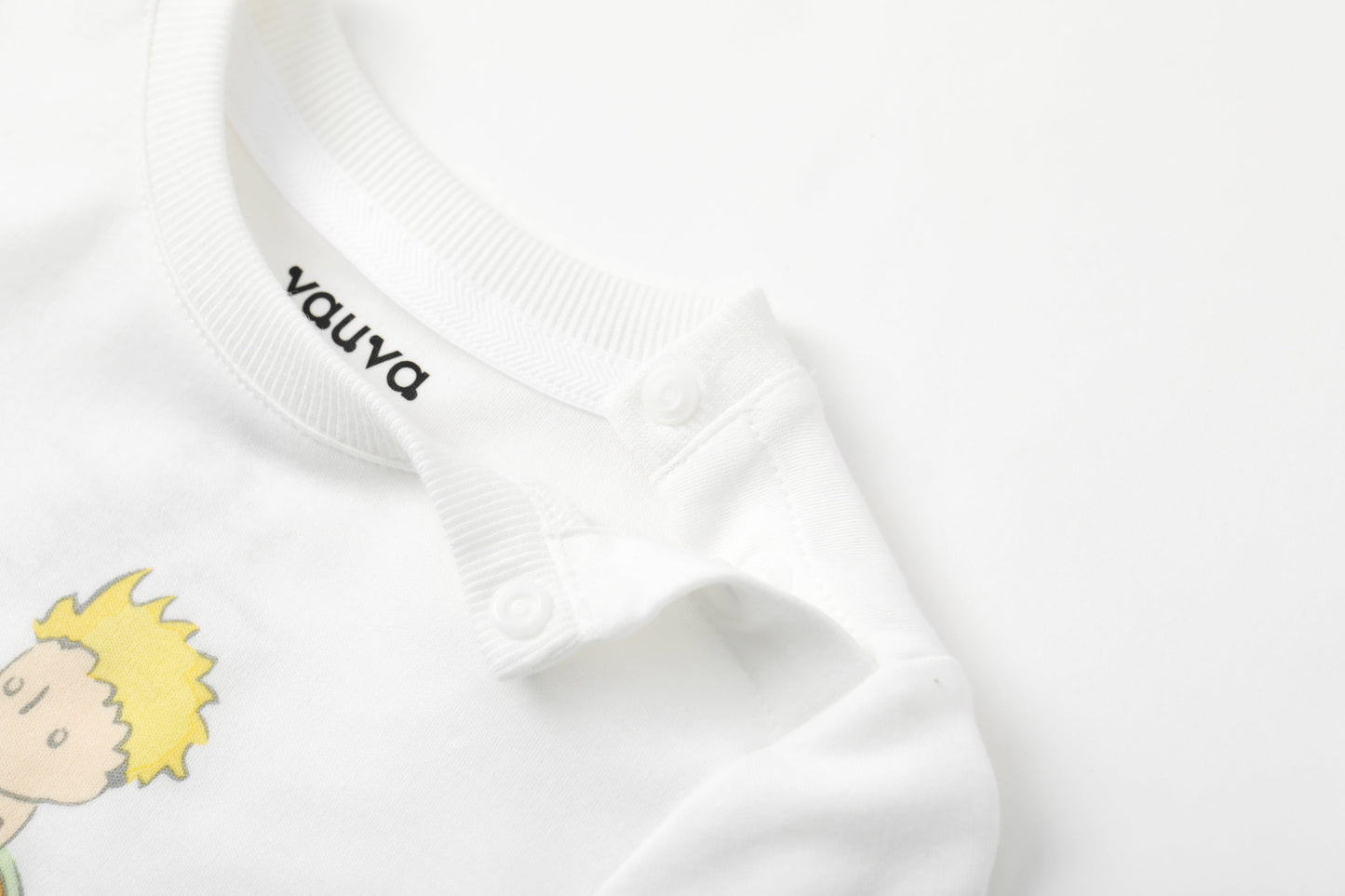 Baby Boy Yarn Dyed Stripe Little Prince Print T-Shirt Top