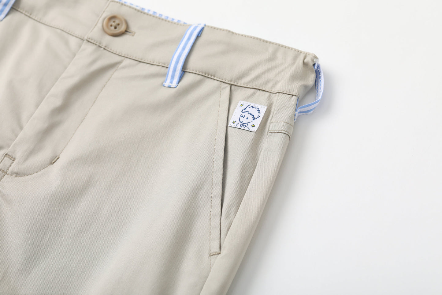 Toddler Little Fox Embroidered Pants