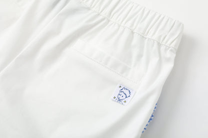Toddler Girl Strength Cotton Twill Embroidered Shorts