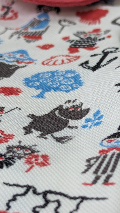 Baby Boy Moomin All Over Print Polo Romper