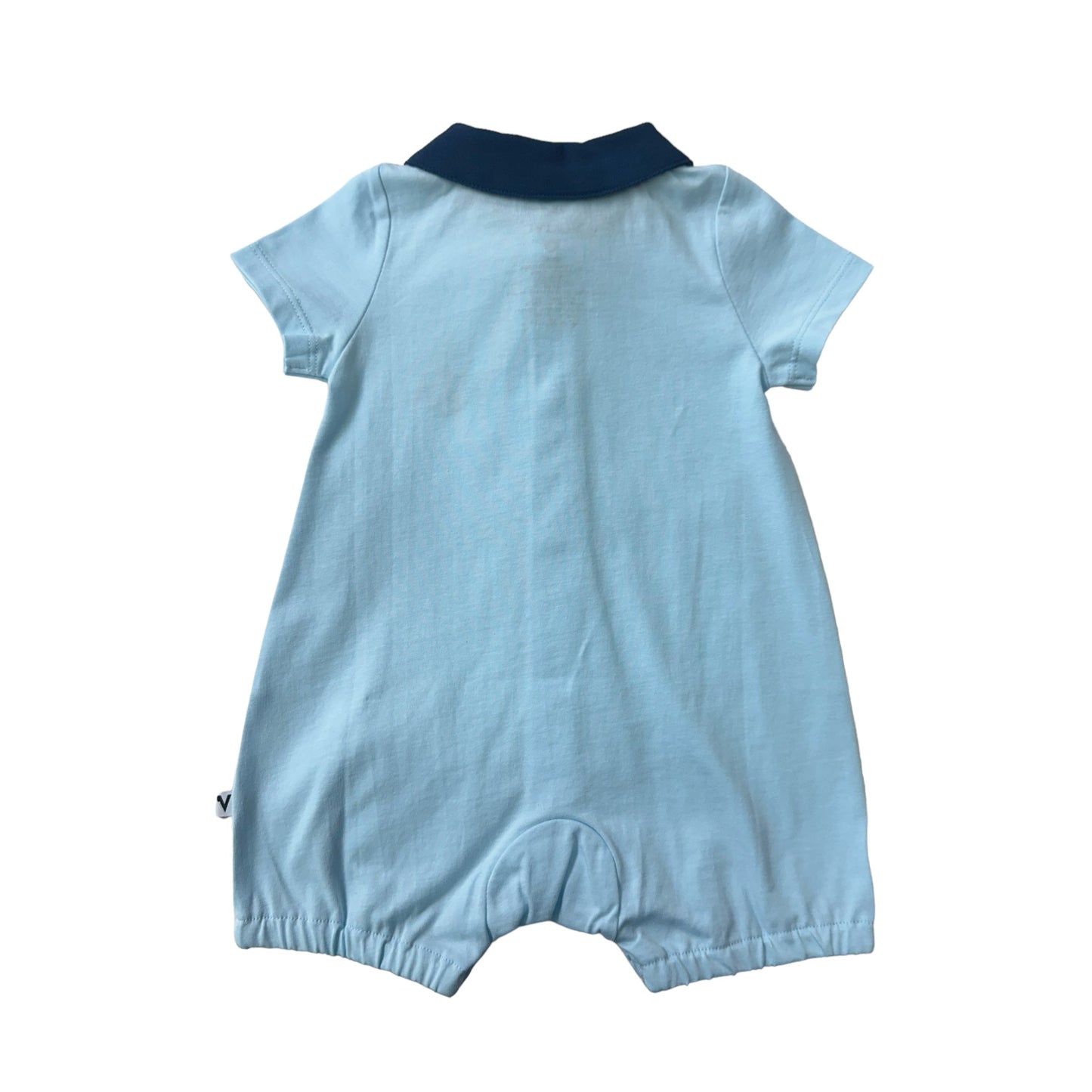 Baby Sailor Embroidered Short Sleeve Romper