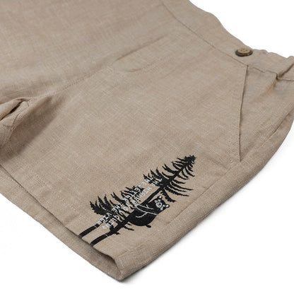 Boy Climbing Bear Shorts