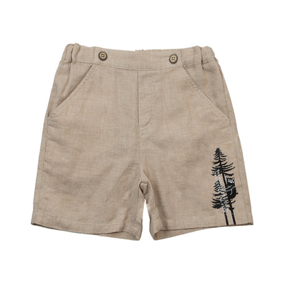 Boy Climbing Bear Shorts