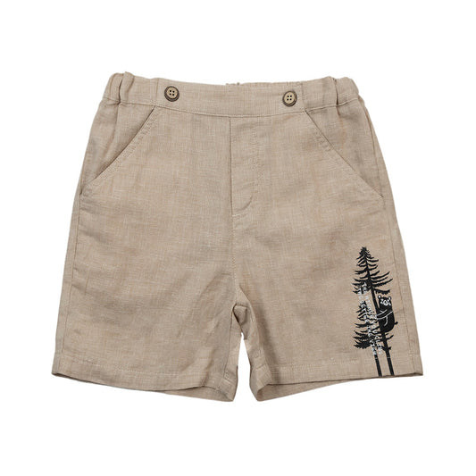 Boy Climbing Bear Shorts