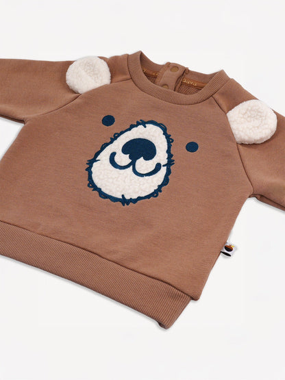 Bear Embellished Sweatshirt