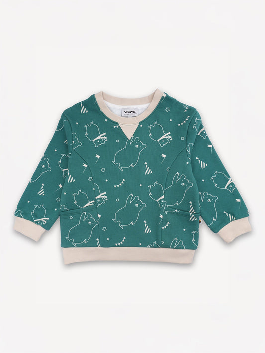 Bear-Print Sweatshirt