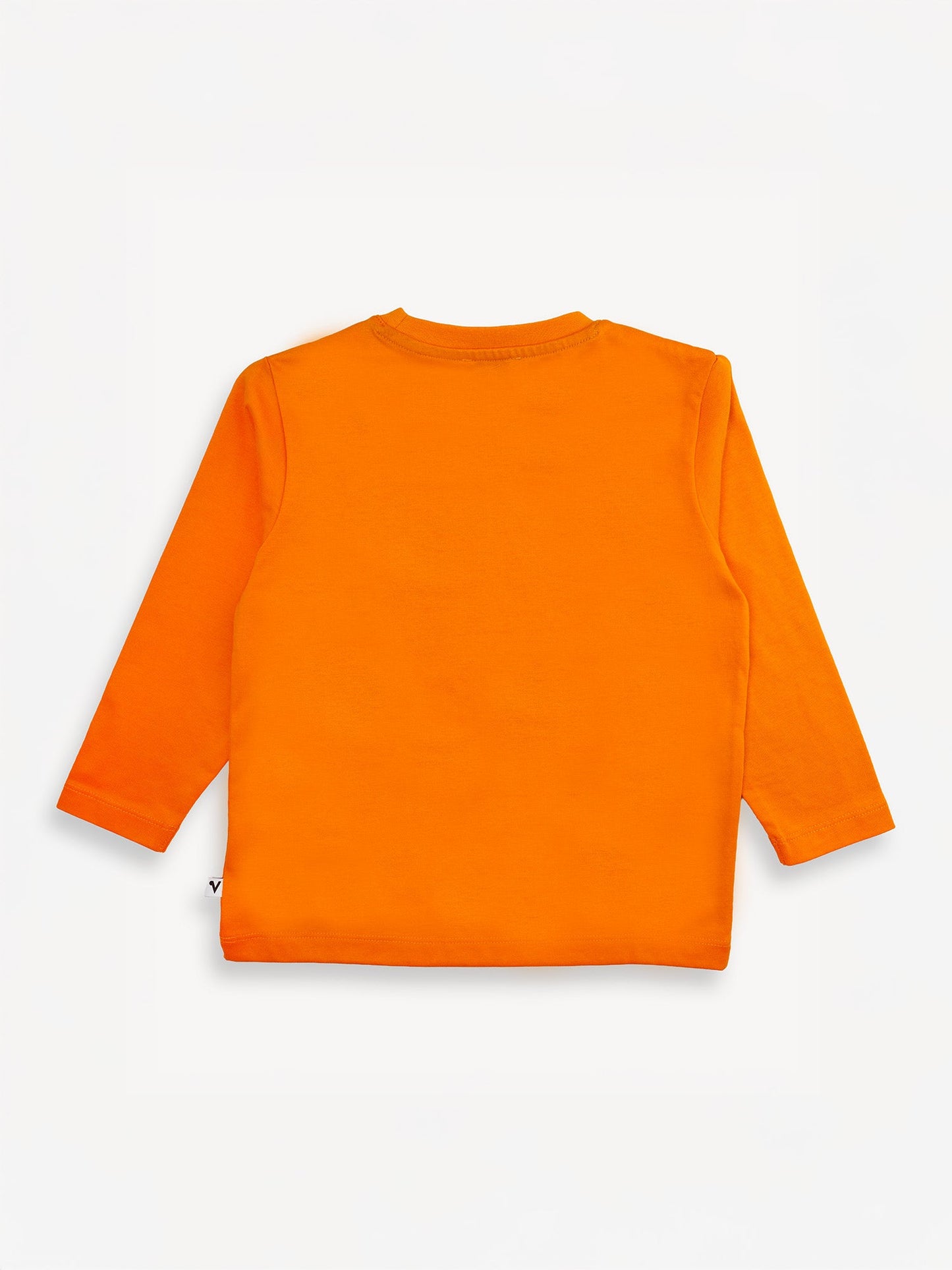 Owl-Printed Long Sleeve Tee