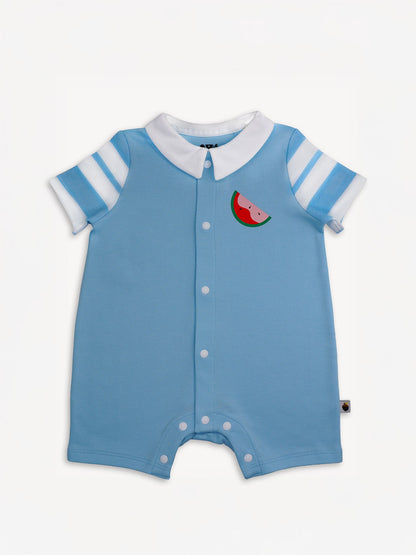 Baby Polo Neck Watermelon Print Romper