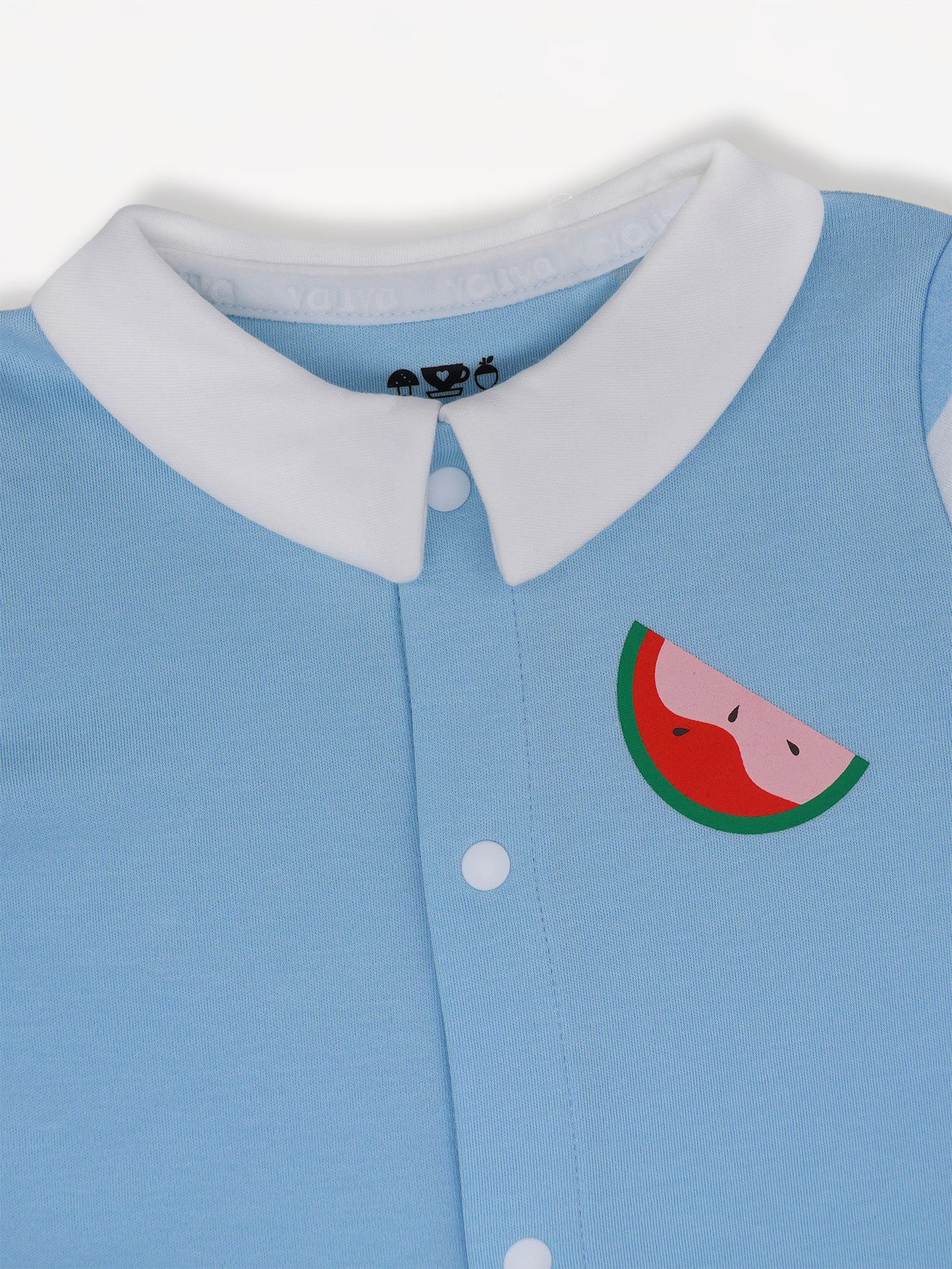 Baby Polo Neck Watermelon Print Romper