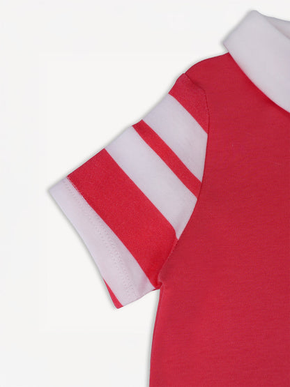 Baby Polo Neck Watermelon Print Romper