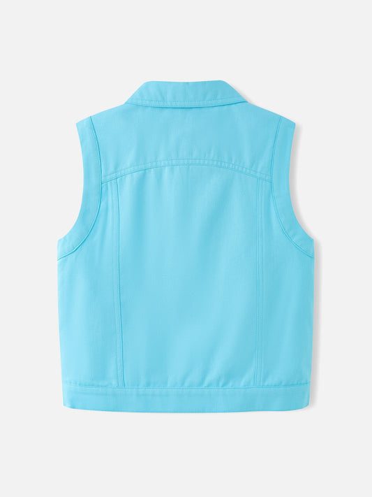 Boys Color Block Gilet