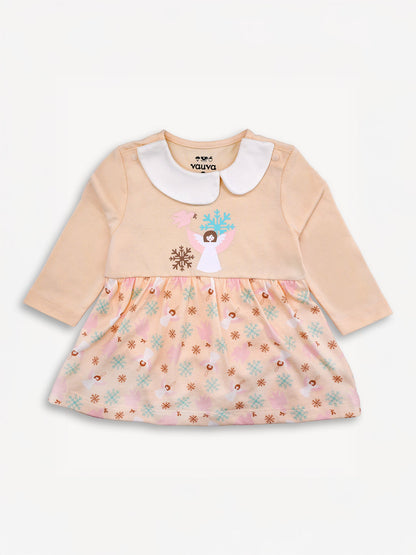 Angel-Print Dress