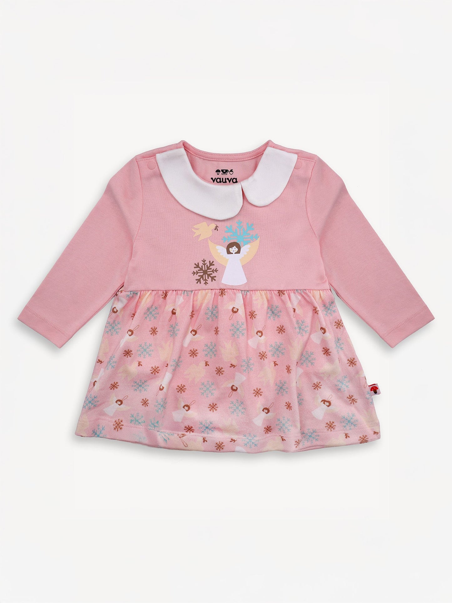 Angel-Print Dress