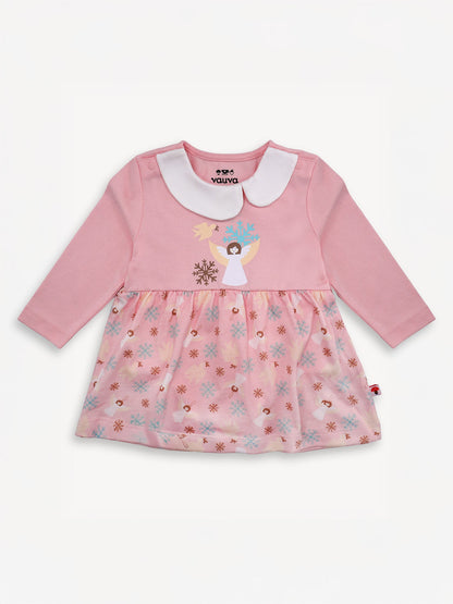 Angel-Print Dress