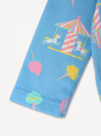 Unicorn-Print Bodysuit