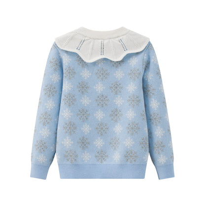 Collar Jacquard Jumper