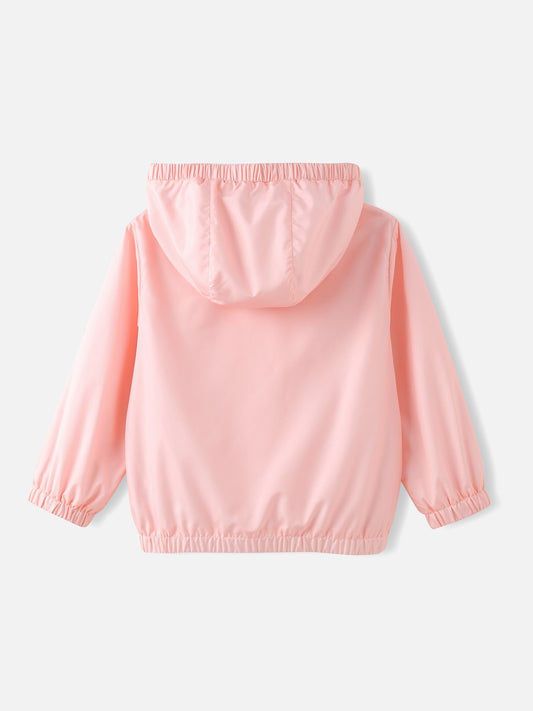 Girls Unicorn Hooded Windbreaker