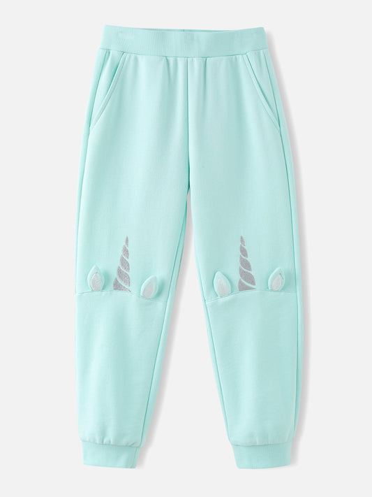 Girls Unicorn Joggers