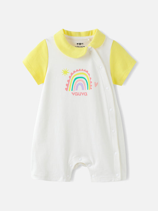 Baby Girls Graphic Shortie Romper