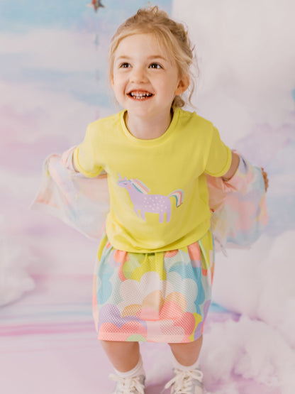 Girls Allover 2-In-1 Skirt