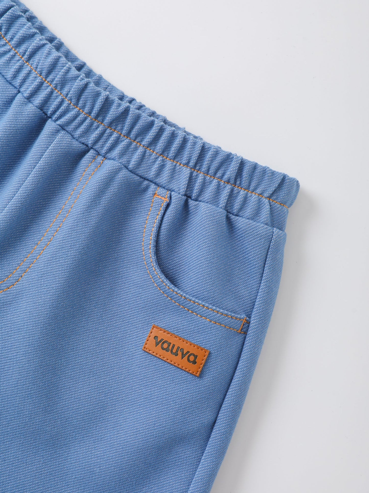 Girls Jersey Denim Shorts