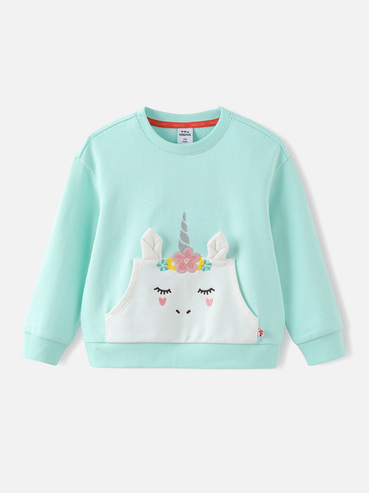 Girls Unicorn Sweatshirt