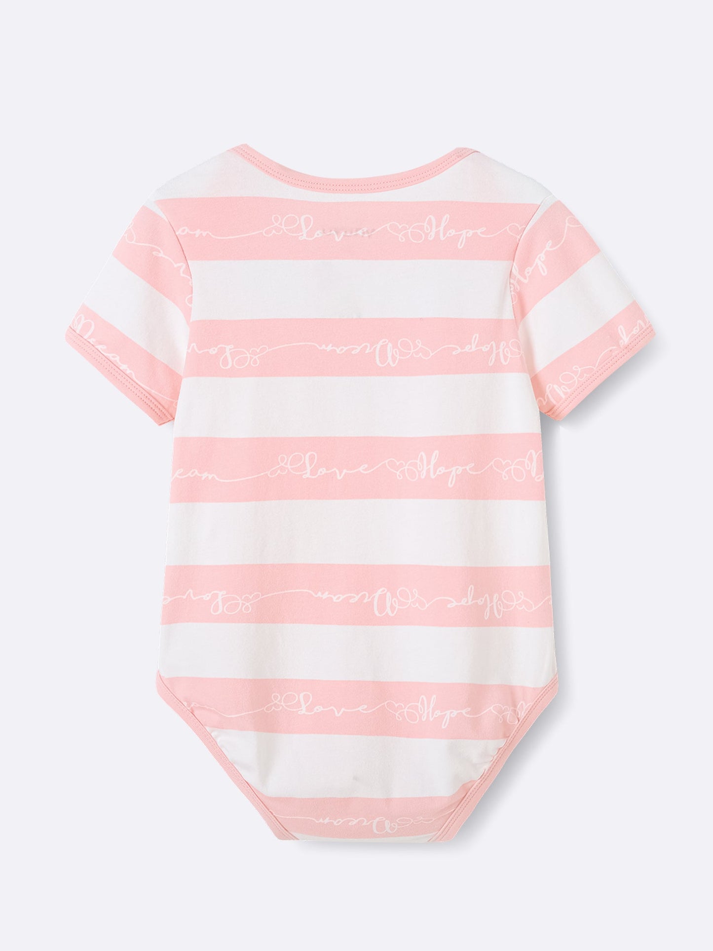 Baby Short Sleeve Stripes Bodysuit And Leggings Set