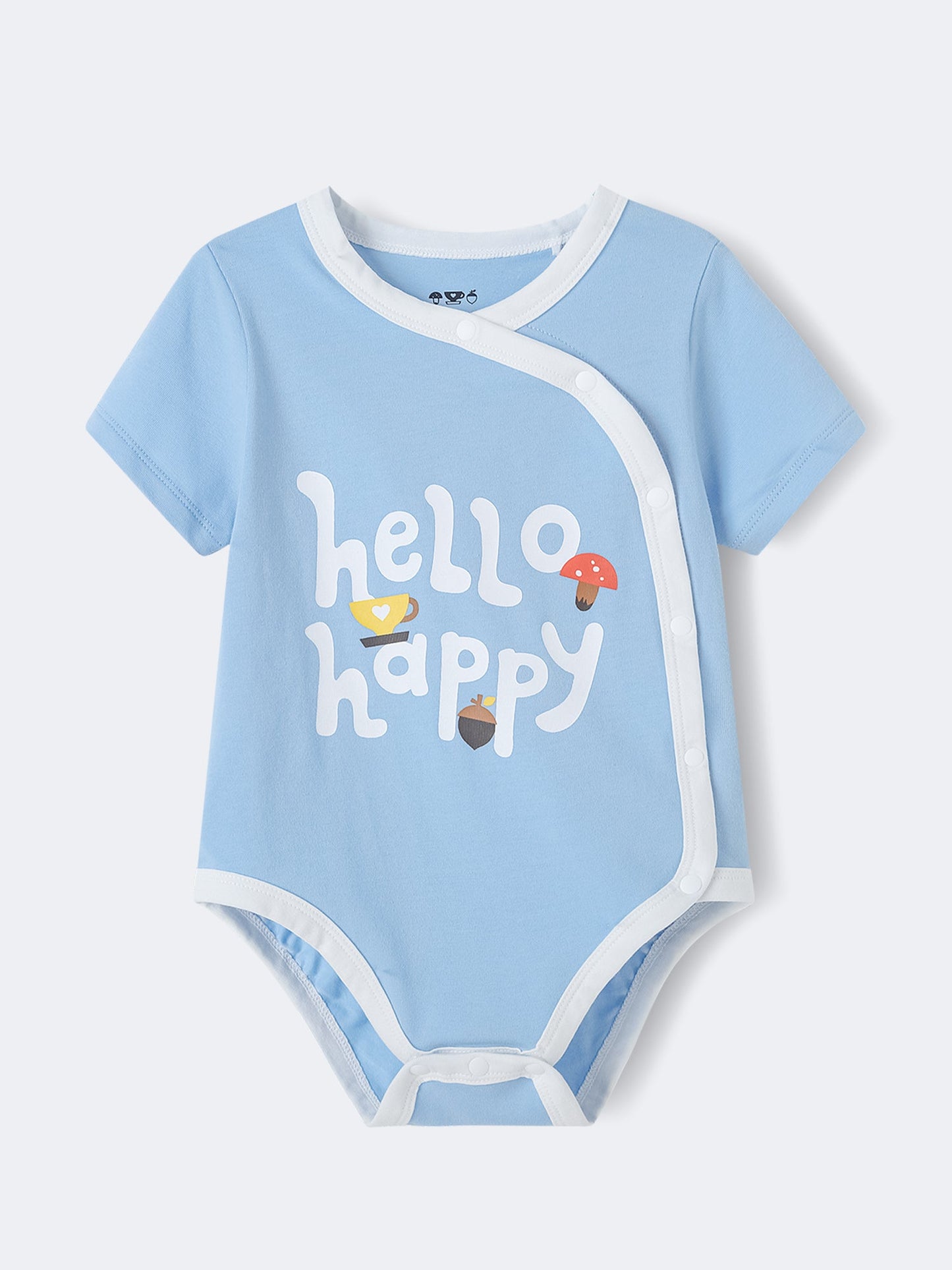 Baby Short Sleeve Stripes Bodysuit And Leggings Set