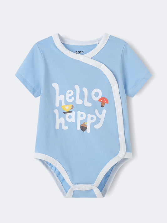 Baby Short Sleeve Stripes Bodysuit And Leggings Set