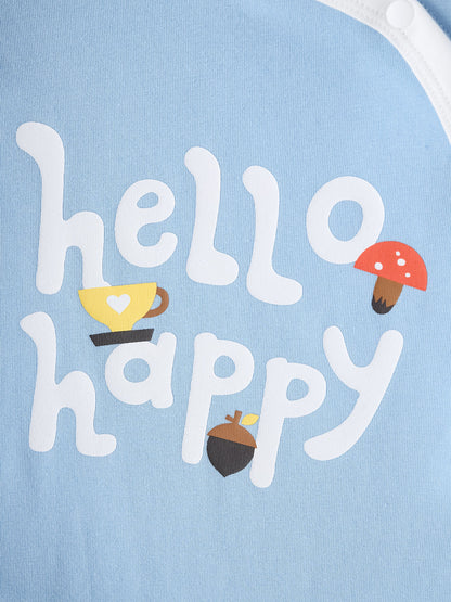 Baby Short Sleeve Stripes Bodysuit And Leggings Set