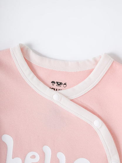 Baby Short Sleeve Stripes Bodysuit And Leggings Set