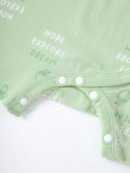 Baby Short Sleeve Romper 2 Pieces Set