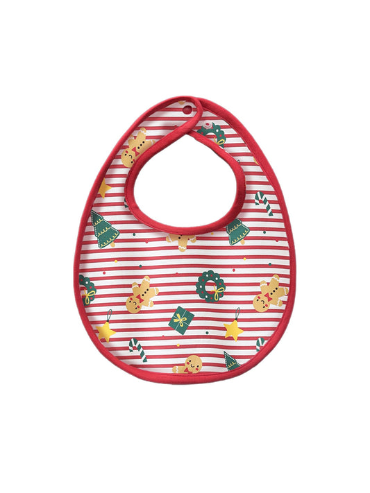 Babies Xmas Pattern Bib