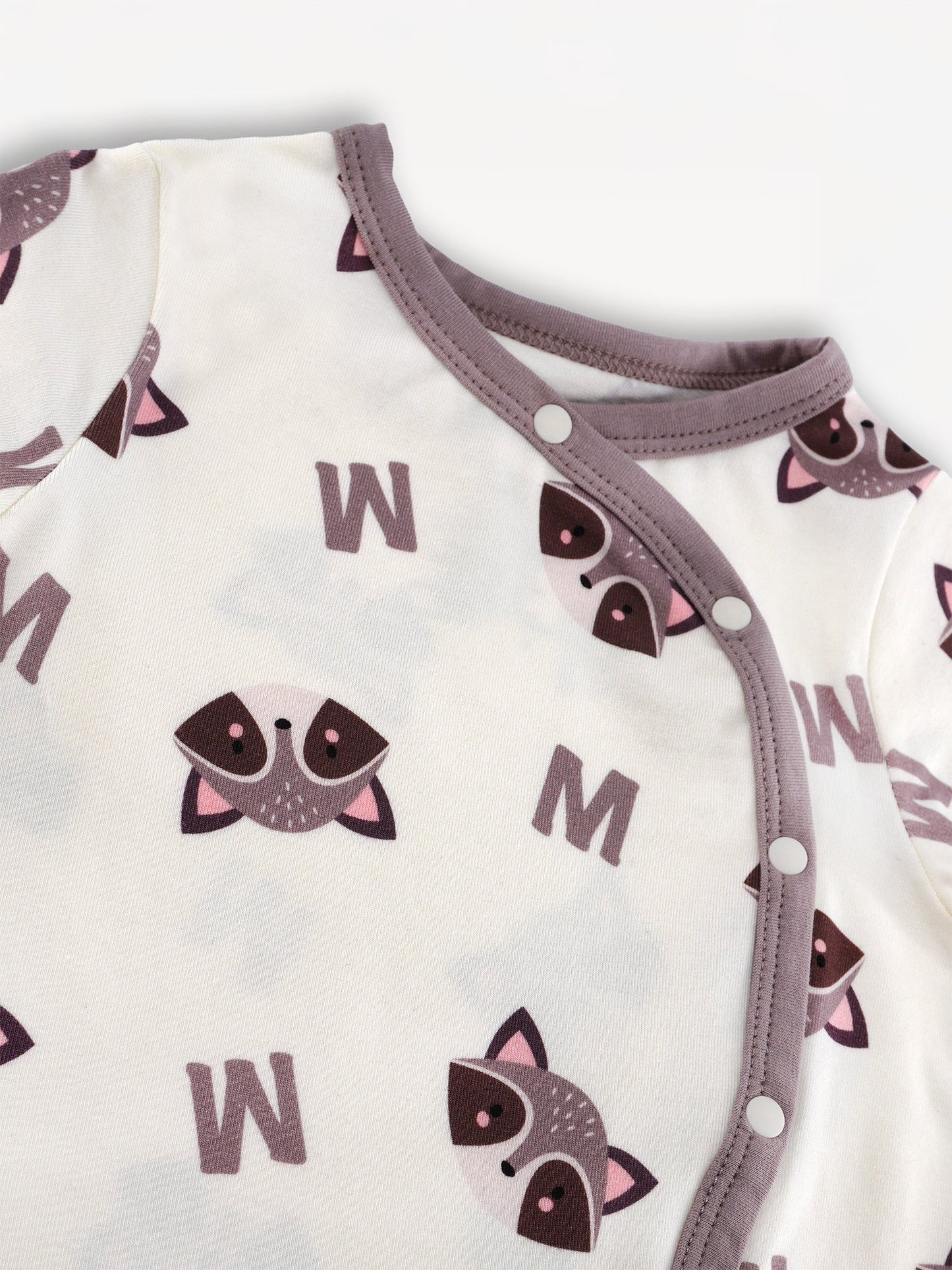 Baby's Romper And Bib Set