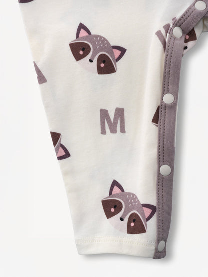 Baby's Romper And Bib Set