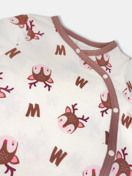 Baby's Romper And Bib Set